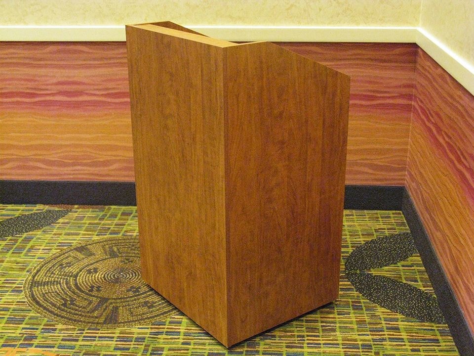 Pecan podium angle view