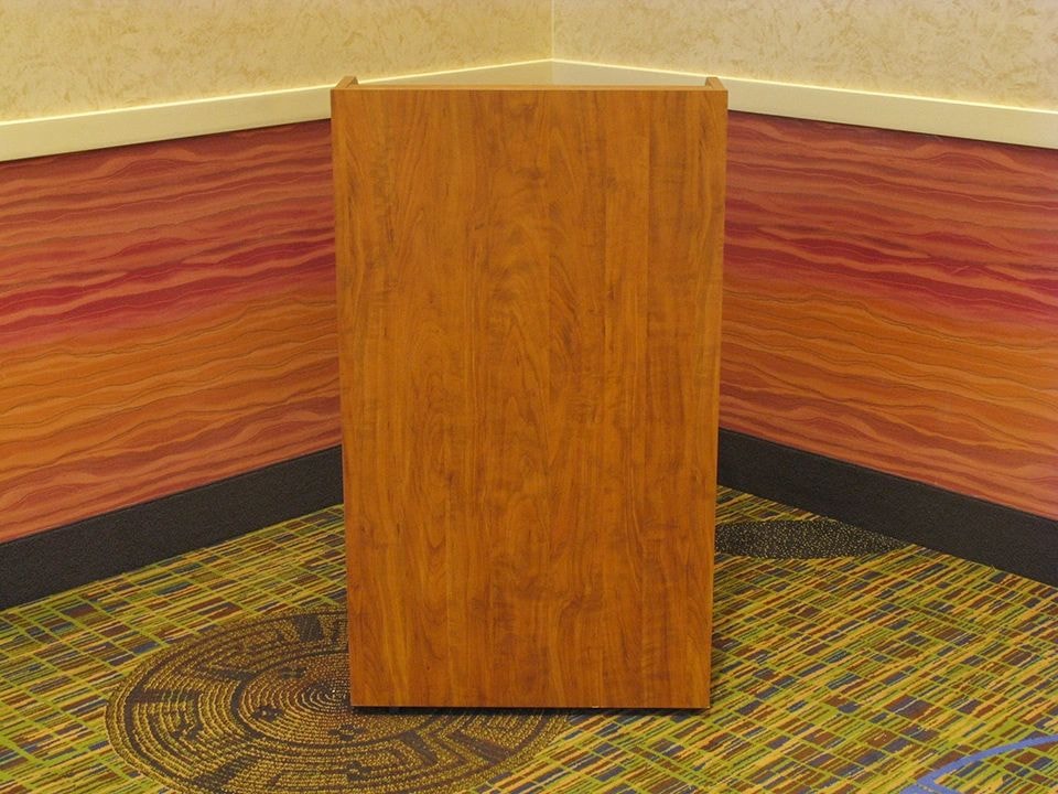Pecan podium front view